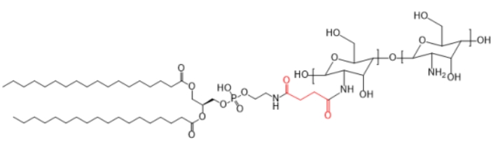 Chitosan-DSPE，DSPE-Chitosan，壳聚糖-二硬脂酰基磷脂酰乙醇胺，二硬脂酰基磷脂酰乙醇胺-壳聚糖  