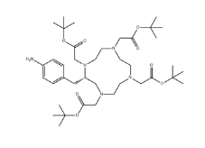 螯合剂DOTA-p-NH2-Bn-tetra(COOt-Bu)          CAS:446061-19-4