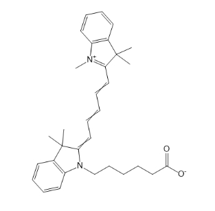 CY5-COOH，花菁染料CY5-羧基，花菁类荧光染料