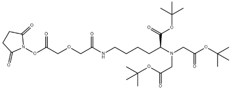 tBuO3-NTA-PEG1-NHS，多功能偶联剂，蛋白标记、金属螯合