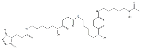 Deferoxamine-maleimide，CAS: 1638156-31-6，金属螯合剂，生物偶联试剂
