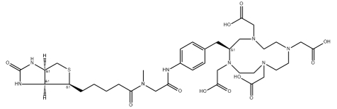 DOTA-p-NH2-Bn-biotin，生物素标记，化学合成，CAS号180978-54-5.png