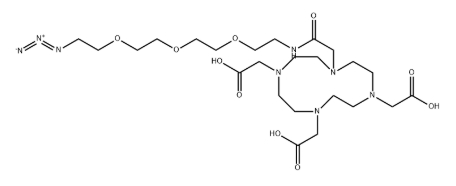 DOTA-PEG3-Azide，DOTA-PEG3-N3，CAS 号1428146-79-5，蛋白质上多糖
