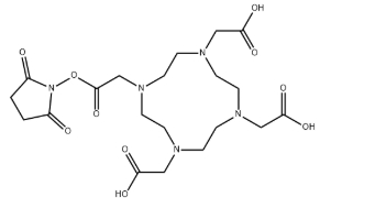 DOTA-NHS ester，CAS 号 170908-81-3，高效生物偶联螯合剂