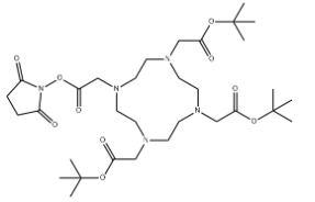 DOTA-(COOt-Bu)₃-NHS，CAS 号 819869-77-7，荧光标记试剂，多肽偶联剂