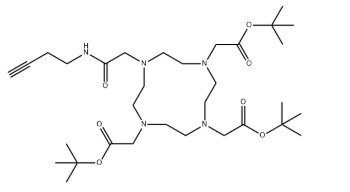 DOTA-(COOt-Bu)₃-butyne，CAS 号 2125661-54-1，点击化学螯合剂