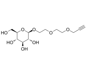 Propargyl-PEG2-beta-D-glucose 