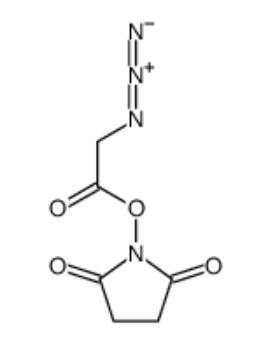 叠氮乙酸 NHS 酯	 