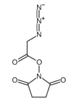 叠氮乙酸 NHS 酯	 