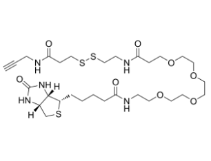 Biotin-PEG(4)-SS-Alkyne 