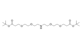 NH-bis(PEG2-C2-Boc)	 
