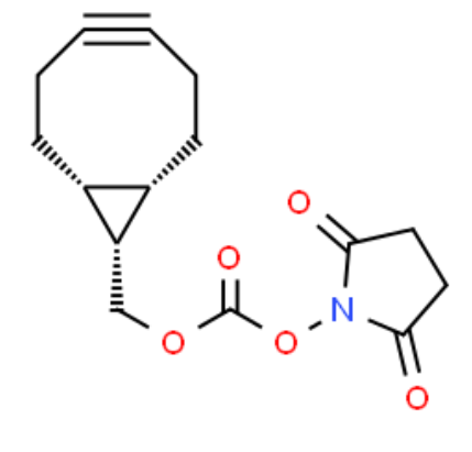 (1R,8S,9s)-双环[6.1.0]壬-4-炔-9-基甲基琥珀酰亚胺碳酸酯	 