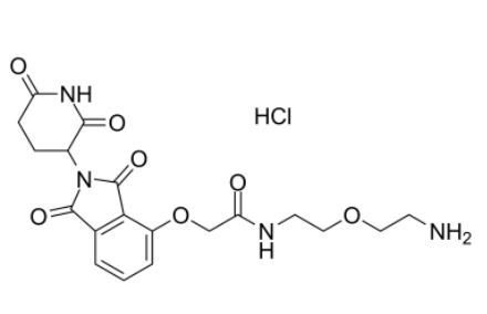 Thalidomide-O-amido-PEG-C2-NH2 hydrochloride 