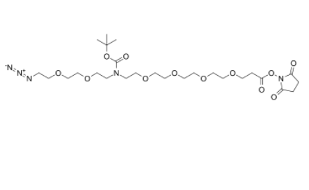 N-(Azido-PEG2)-N-Boc-PEG4-NHS ester 