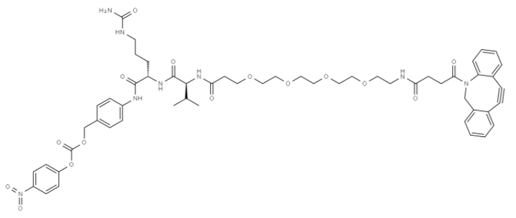 DBCO-PEG4-Val-Cit-PAB-PNP 