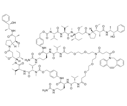	DBCO-(PEG2-VC-PAB-MMAE)2 