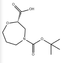 (S)-4-(叔丁氧基羰基)-1,4-氧氮杂环庚烷-2-羧酸
