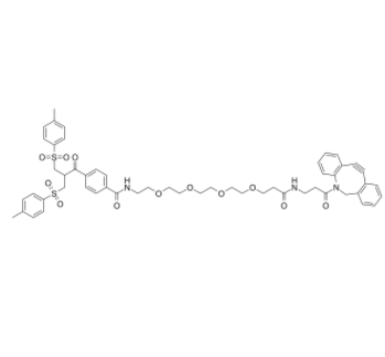 Bis-sulfone-PEG4-DBCO  