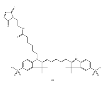 Sulfo-Cy5 MAL，水溶CY5马来酰亚胺，CAS号2242791-82-6.png