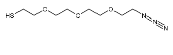 HS-PEG₃-CH₂CH₂N₃，巯基-三聚乙二醇-乙烷基叠氮