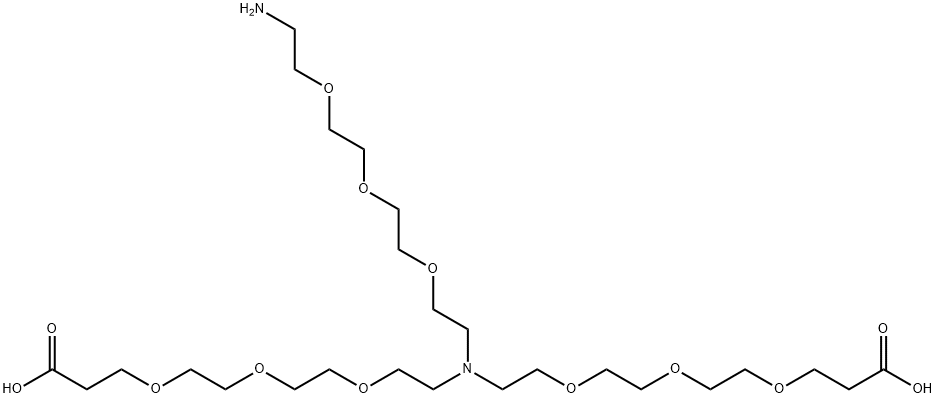 N-(Amino-PEG3)-N-bis(PEG3-acid) HCl salt