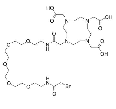 	Bromoacetamido-PEG5-DOTA 
