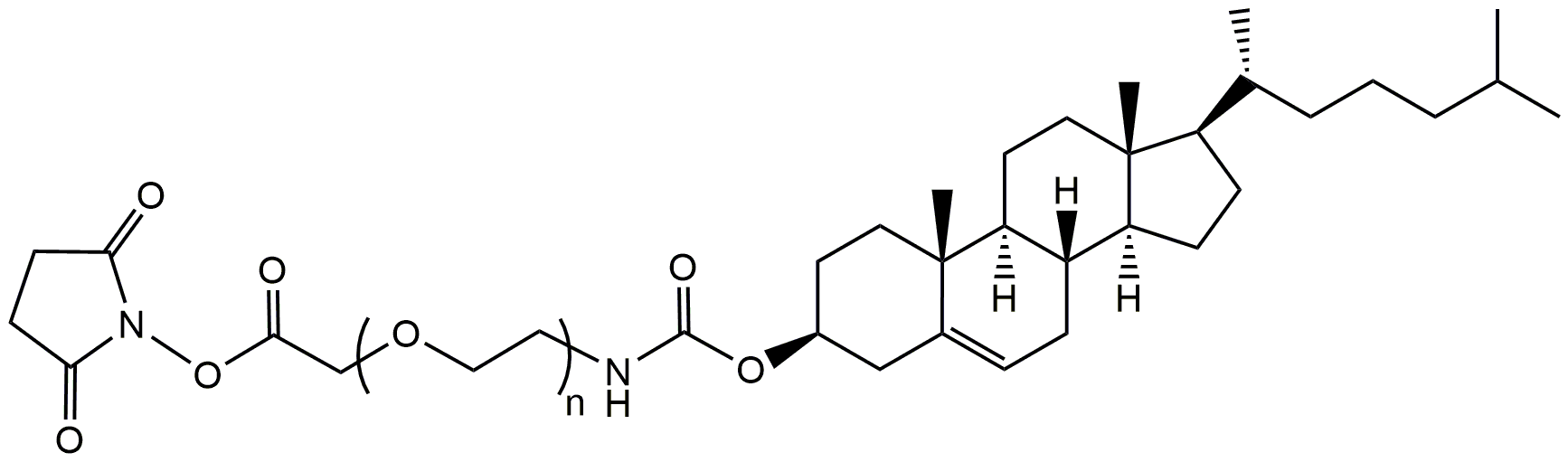 Cholesterol-PEG-NHS，胆固醇-PEG3400-NHS