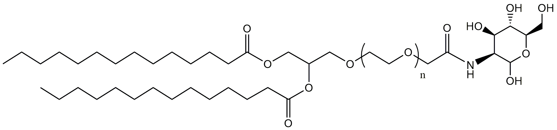 12-二肉豆蔻酰-sn-甘油-聚乙二醇-甘露糖