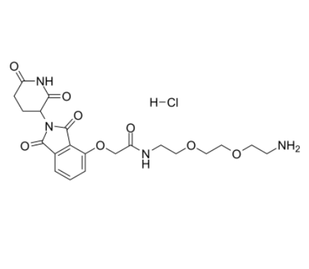 Thalidomide-O-amido-PEG2-C2-NH2 hydrochloride 