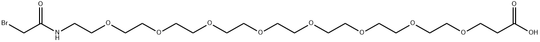 Bromoacetamido-PEG8- acid