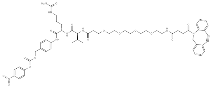 DBCO-PEG4-Val-Cit-PAB-PNP 