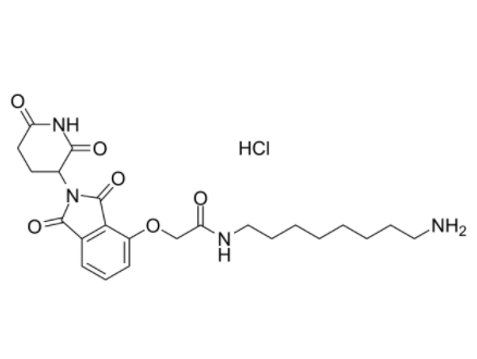 Thalidomide-O-amido-C8-NH2 hydrochloride 