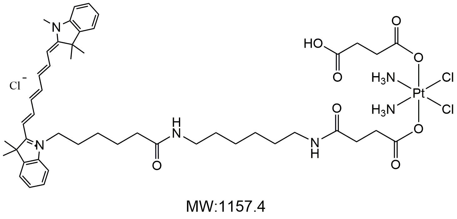 Cy7-顺铂，Cy7-Cisplatin，荧光标记顺铂