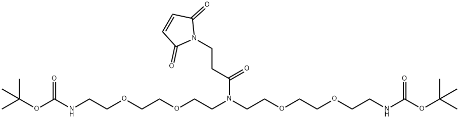 N-Mal-N-bis(PEG2-NH-Boc)