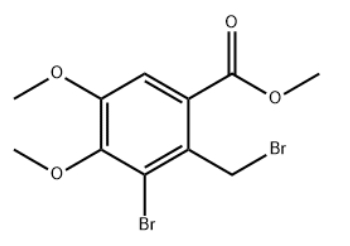 3-溴-2-(溴甲基)-4,5-二甲氧基苯甲酸甲酯