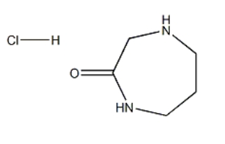1056010-05-9，1,4-Diazepan-2-one hydrochloride.png