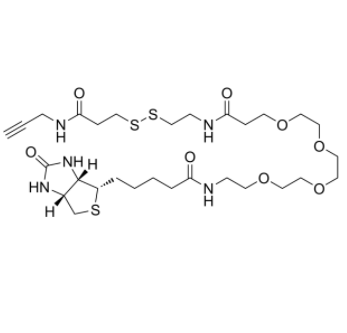 Biotin-PEG(4)-SS-Alkyne 