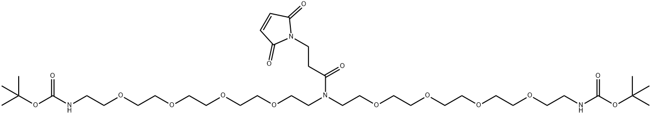 N-Mal-N-bis(PEG4-NH-Boc)