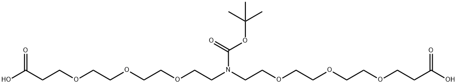 N-Boc-N-bis(PEG3-acid)