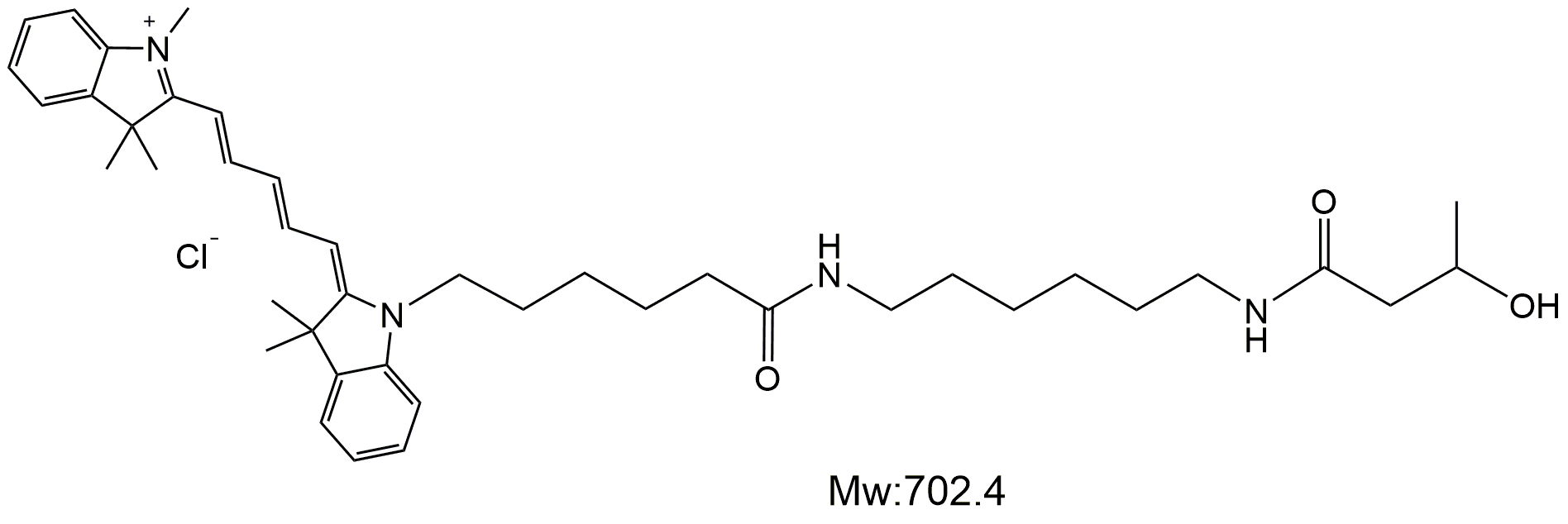 Cy5-3-羟基丁酸，Cy5-3-hydroxybutyric acid