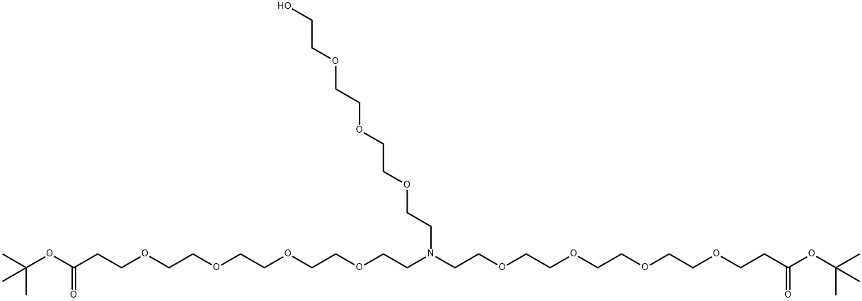 N-(Hydroxy-PEG3)-N-bis(PEG4-t-butyl ester)