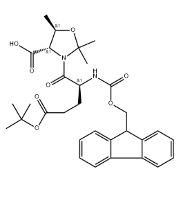 Fmoc-Glu(OtBu)-Thr{psi(Me,Me)pro}-OH