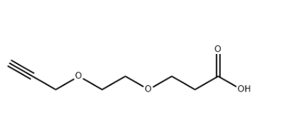 Propyne-PEG1-CH2CH2COOH