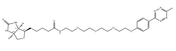 Biotin-PEG4-methyltetrazine，CAS号1835759-81-3，生物素-PEG4-甲基四嗪.png