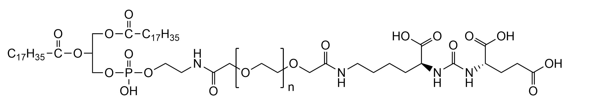 磷脂聚乙二醇MG1，DSPE-PEG2000-MG1