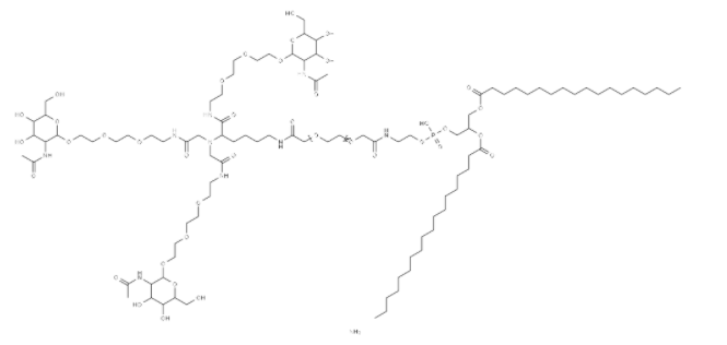 DSPE-PEG2000-triGalNAc ammonium  