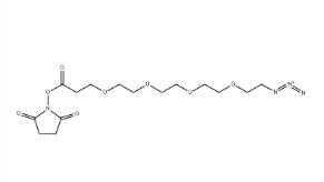 N3-PEG4-CH2CH2COONHS Ester