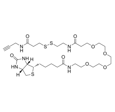 	Biotin-PEG(4)-SS-Alkyne 