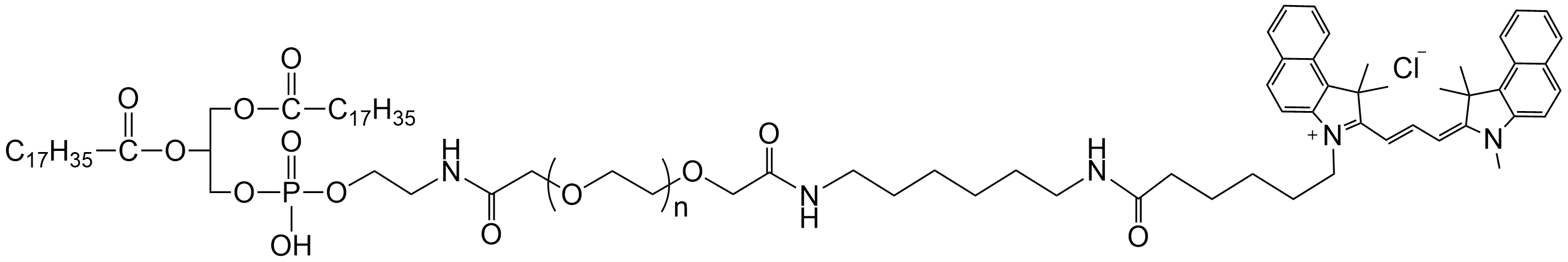 DSPE-PEG2000-CY3.5，Cy3.5标记磷脂-聚乙二醇