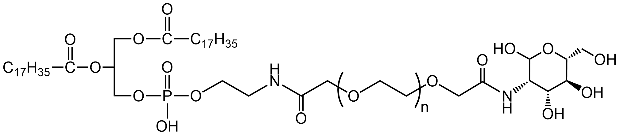 DSPE-PEG2000-Mannose，甘露糖修饰磷脂-聚乙二醇衍生物